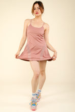 Load image into Gallery viewer, VERY J Mesh Detail Tennis Mini Active Dress with Shorts Inside
