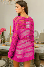 Load image into Gallery viewer, BiBi Long Sleeve Knit Cover Up
