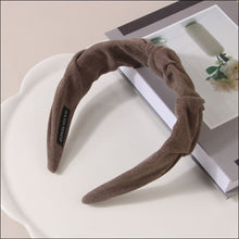 Load image into Gallery viewer, Wide Suede Headband
