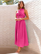 Load image into Gallery viewer, Single Shoulder Midi Dress
