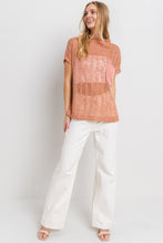 Load image into Gallery viewer, Ces Femme See Through Crochet Mock Neck Cover Up
