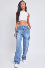 Load image into Gallery viewer, YMI Jeanswear High-Rise Straight Cargo Jeans
