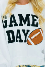 Load image into Gallery viewer, GAME DAY Round Neck Long Sleeve Sweatshirt
