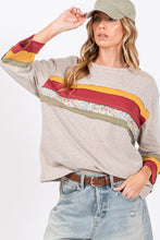 Load image into Gallery viewer, SAGE + FIG French Terry Color Block T-Shirt
