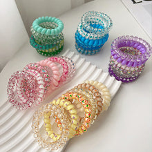 Load image into Gallery viewer, 6-Piece Resin Telephone Line Hair Ropes

