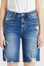 Load image into Gallery viewer, BAYEAS Full Size Super High Rise Denim Bermuda Shorts
