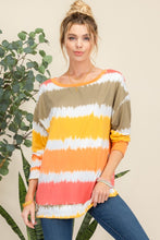 Load image into Gallery viewer, Celeste Full Size Striped Long Sleeve T-Shirt
