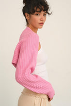 Load image into Gallery viewer, HYFVE Ribbed Knit Bolero Cardigan
