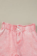 Load image into Gallery viewer, Paperbag Waist Denim Shorts
