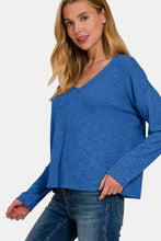 Load image into Gallery viewer, Zenana Dropped Shoulder Long Sleeve T-Shirt
