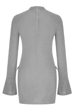 Load image into Gallery viewer, Mock Neck Long Sleeve Mini Dress
