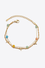 Load image into Gallery viewer, Dragonfly Double-Layered Stainless Steel Bracelet
