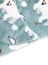 Load image into Gallery viewer, Fuzzy Pocketed Long Sleeve Hooded Lounge Dress
