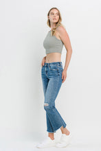 Load image into Gallery viewer, Vervet by Flying Monkey Full Size Mid Rise Distressed Cropped Flare Jeans
