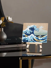 Load image into Gallery viewer, Relief The Great Wave off Kanagawa DIY 3D Oil Painting Kit
