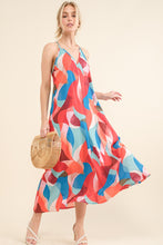 Load image into Gallery viewer, And the Why Printed Crisscross Back Cami Dress
