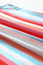 Load image into Gallery viewer, Striped Shoulder Detail V-Neck Tank
