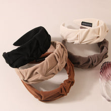 Load image into Gallery viewer, Wide Suede Headband

