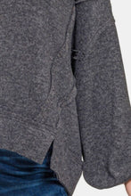 Load image into Gallery viewer, Zenana Brushed Hacci Exposed Seam Hoodie
