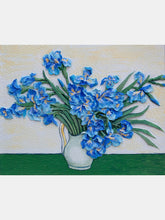 Load image into Gallery viewer, Relief Van Gogh&#39;s Irises DIY 3D Oil Painting Kit
