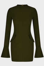 Load image into Gallery viewer, Mock Neck Long Sleeve Mini Dress
