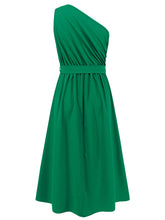 Load image into Gallery viewer, Single Shoulder Midi Dress
