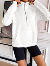 Load image into Gallery viewer, Ivy Lane Half Zip Raglan Sleeve Sweatshirt
