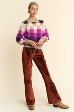 Load image into Gallery viewer, Davi &amp; Dani Elastic Waist Knit Flare Pants
