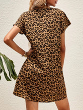 Load image into Gallery viewer, Leopard Short Sleeve Mini Dress
