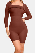 Load image into Gallery viewer, Basic Bae Full Size Built-In Shapewear Square Neck Long Sleeve Dress
