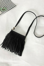 Load image into Gallery viewer, Adored PU Leather Crossbody Bag with Fringe
