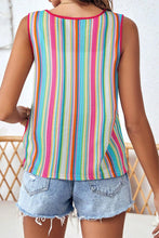 Load image into Gallery viewer, Striped Wide Strap Tank
