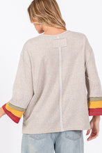 Load image into Gallery viewer, SAGE + FIG French Terry Color Block T-Shirt
