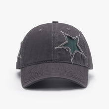 Load image into Gallery viewer, Adjustable Star Raw Hem Cap
