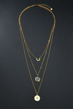 Load image into Gallery viewer, Triple-Layered Stainless Steel Necklace
