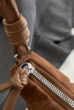 Load image into Gallery viewer, Suede Croissant Shape Shoulder Bag
