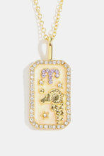 Load image into Gallery viewer, Rhinestone Constellation Pendant Copper Necklace
