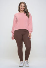 Load image into Gallery viewer, Yelete Full Size Fleece Lined High Waisted Leggings
