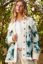 Load image into Gallery viewer, POL Jacquard Patch Collared Neck Quilted Jacket
