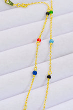 Load image into Gallery viewer, 18K Gold-Plated Multicolored Bead Necklace
