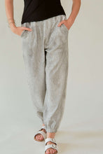 Load image into Gallery viewer, Davi &amp; Dani Rhinestone Elastic Waist Joggers
