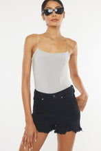 Load image into Gallery viewer, Kancan High Rise Raw Hem Denim Shorts
