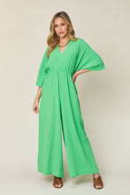 Load image into Gallery viewer, Double Take Full Size Half Sleeve Wide Leg Jumpsuit
