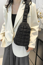 Load image into Gallery viewer, Quilted Nylon Crossbody  Bag
