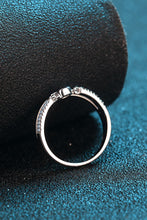 Load image into Gallery viewer, Moissanite Cutout Rhodium-Plated Ring
