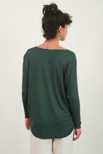 Load image into Gallery viewer, HYFVE Draped Drop Shoulder Long Sleeve Top
