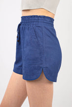 Load image into Gallery viewer, VERY J Drawstring Elastic Waist Linen Shorts
