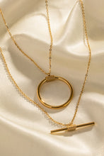 Load image into Gallery viewer, Double-Layered Stainless Steel Necklace
