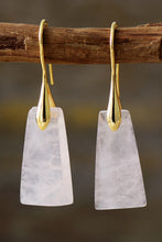 Load image into Gallery viewer, Handmade Geometrical Shape Natural Stone Dangle Earrings
