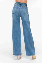 Load image into Gallery viewer, bytos Full Size High Rise Wide Leg Jeans with Pockets
